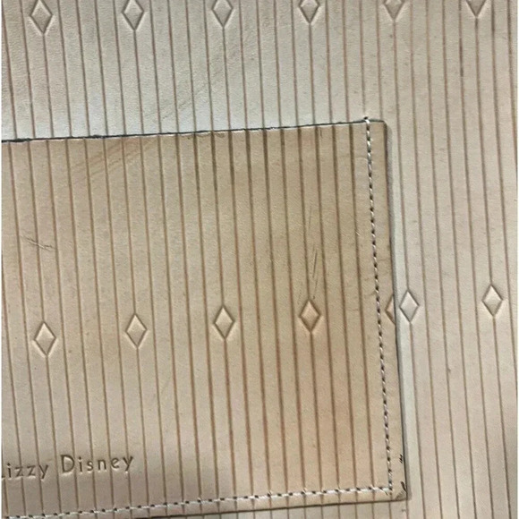 Lizzy Disney Camel Leather Envelope Clutch - Picture 8 of 10